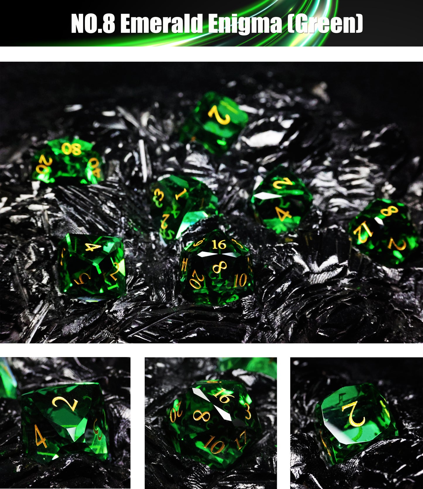 "Mystic Luminance" – Radiant Crystals of Magic