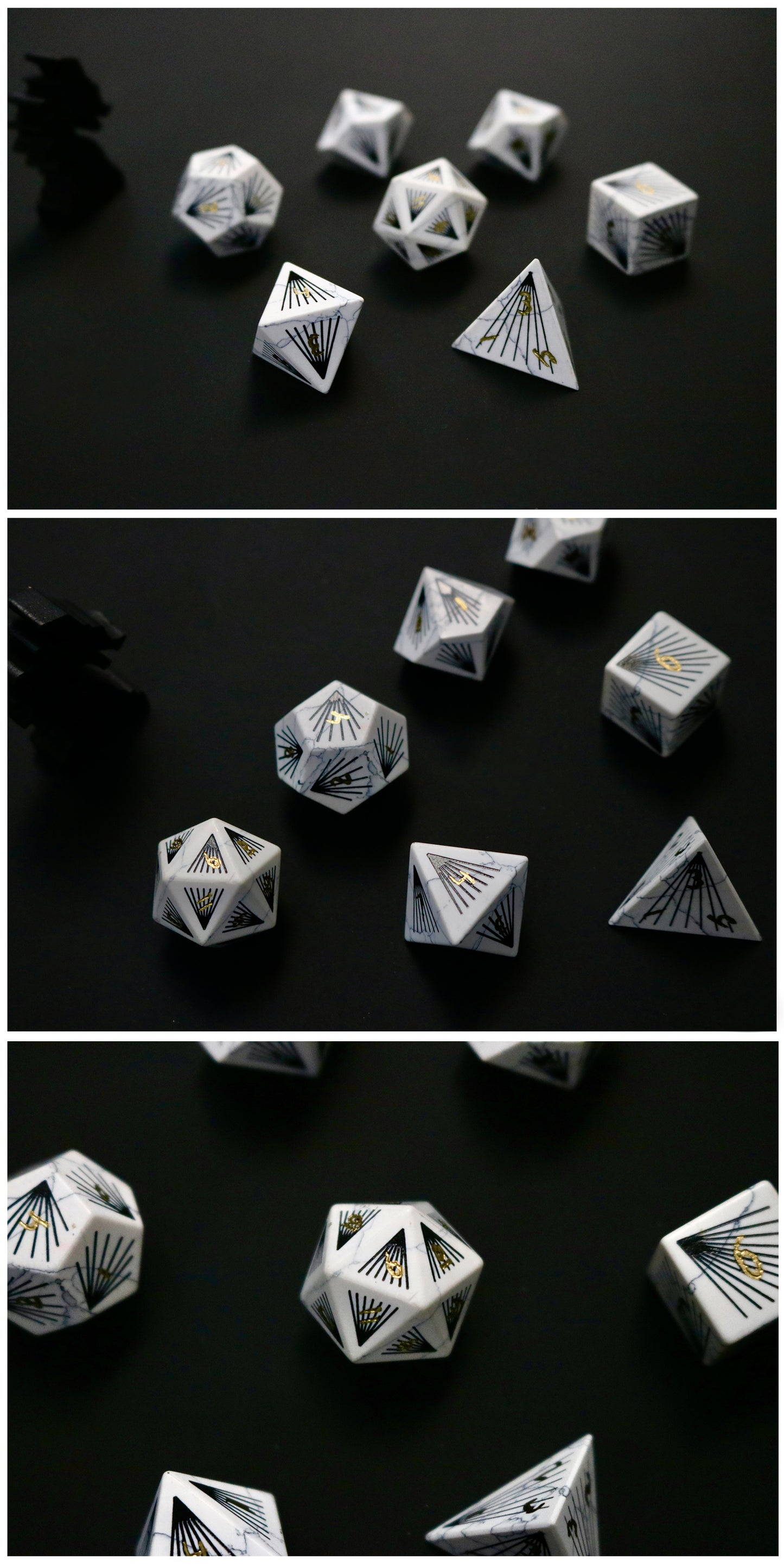 DiceNest 76Ray Gemstone dice RPG dice