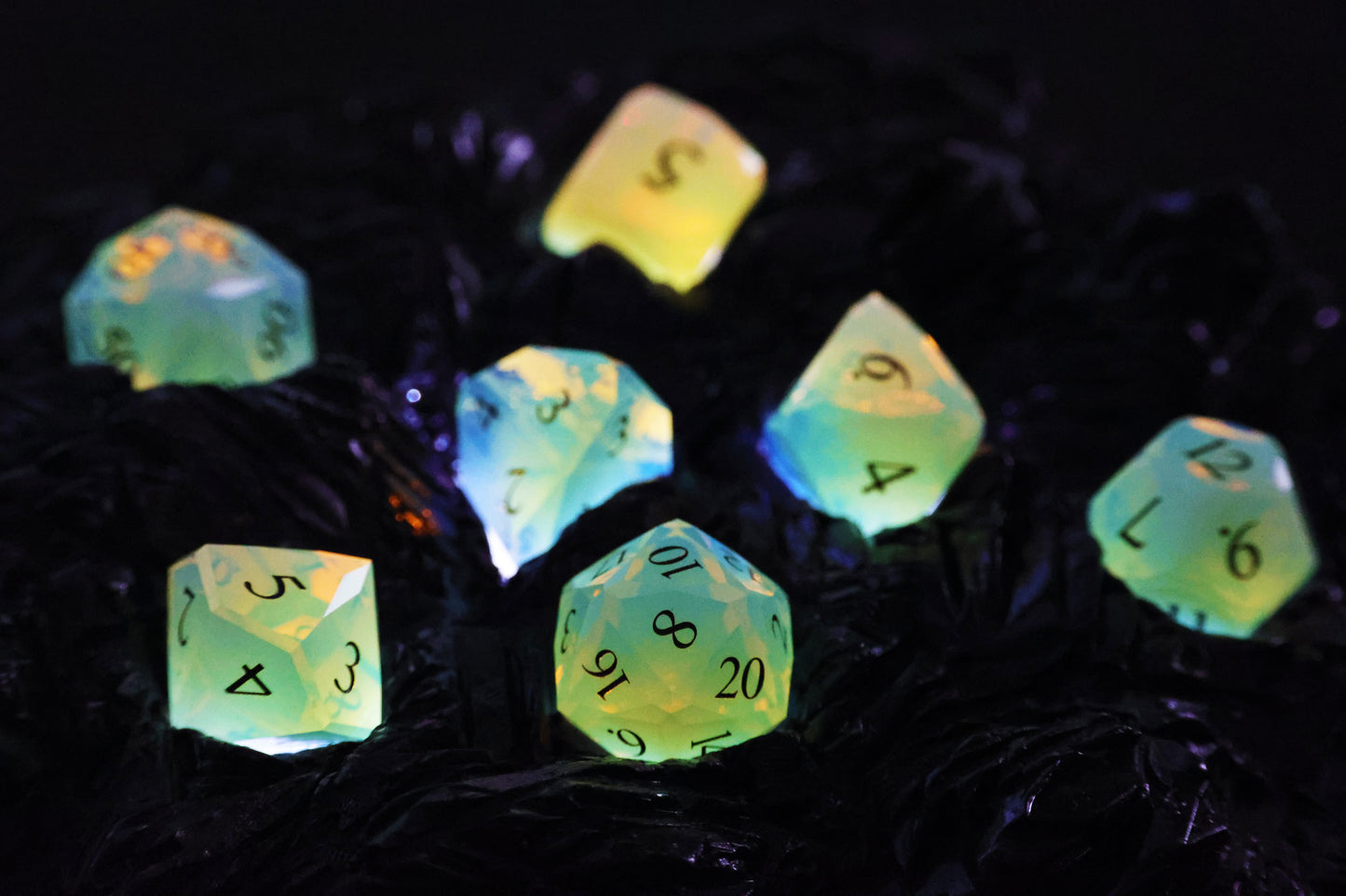 "Mystic Luminance" – Radiant Crystals of Magic