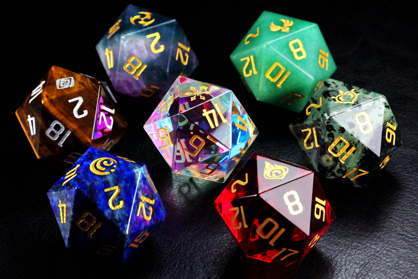 Oversized Genshin Impact D20 Dice Set