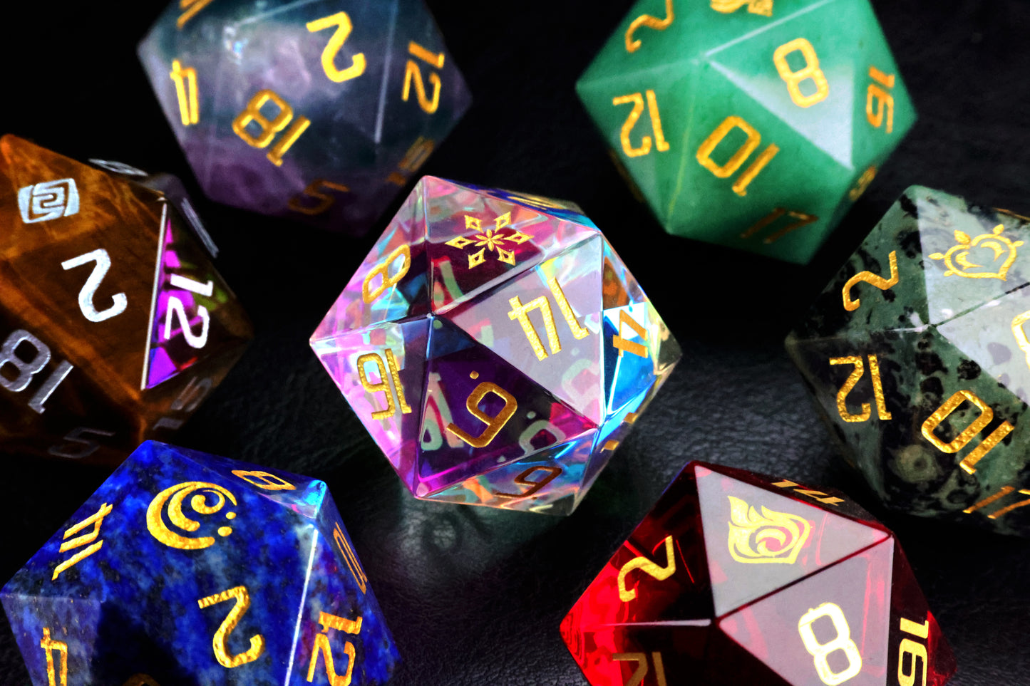 Oversized Genshin Impact D20 Dice Set