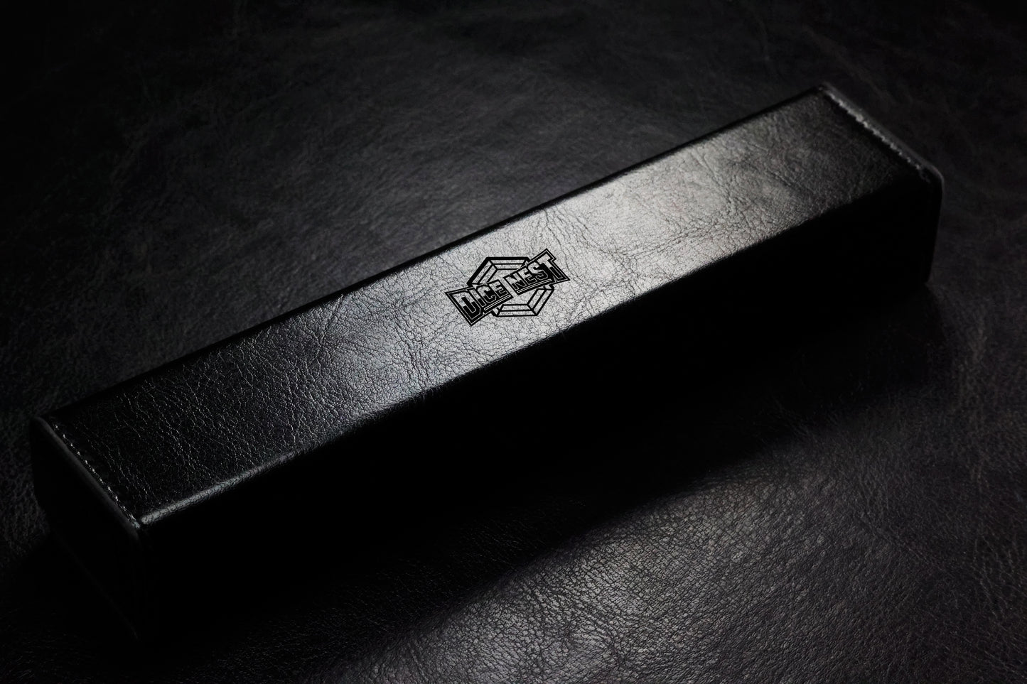 ✨Black PU Leather Dice Box