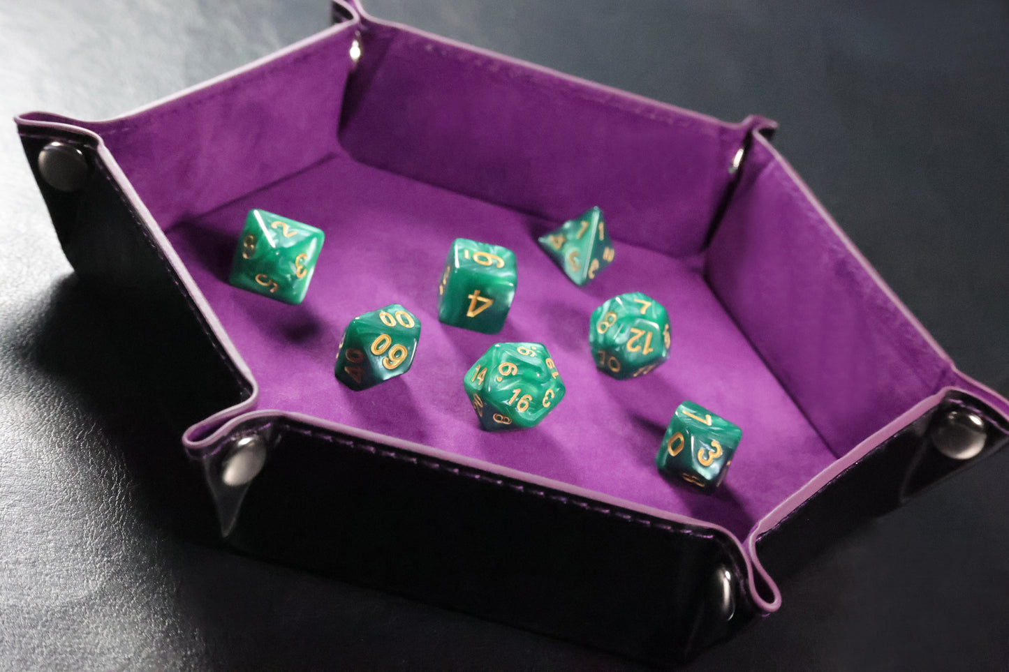 DiceNest D&D PU Dice Tray(Dice not included)