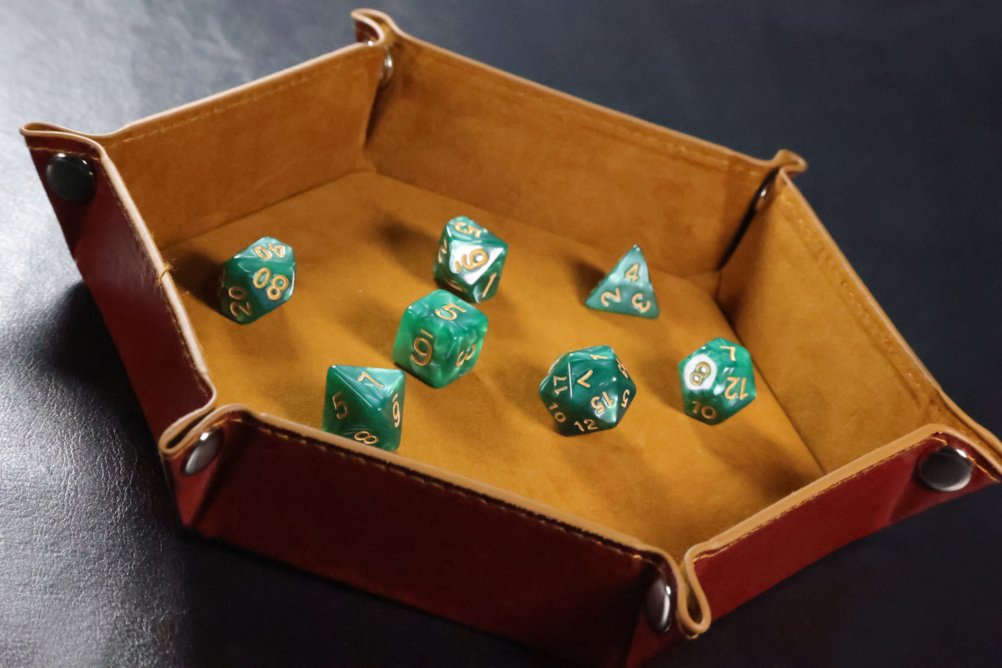 DiceNest D&D PU Dice Tray(Dice not included)