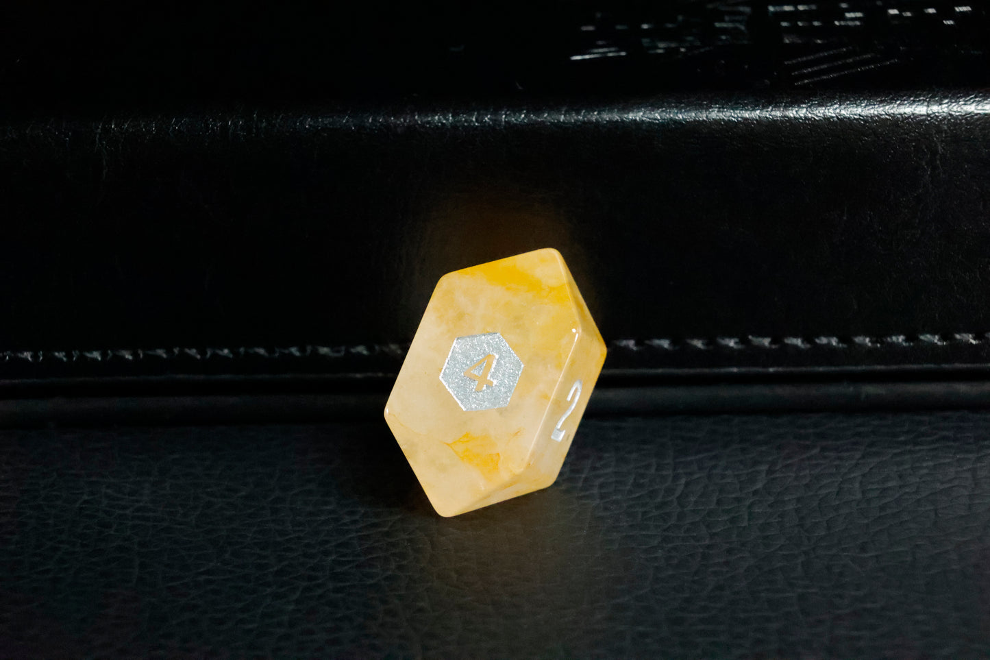 **DiceNest D&D Nightmare’s Eye- Citrine Dice Set