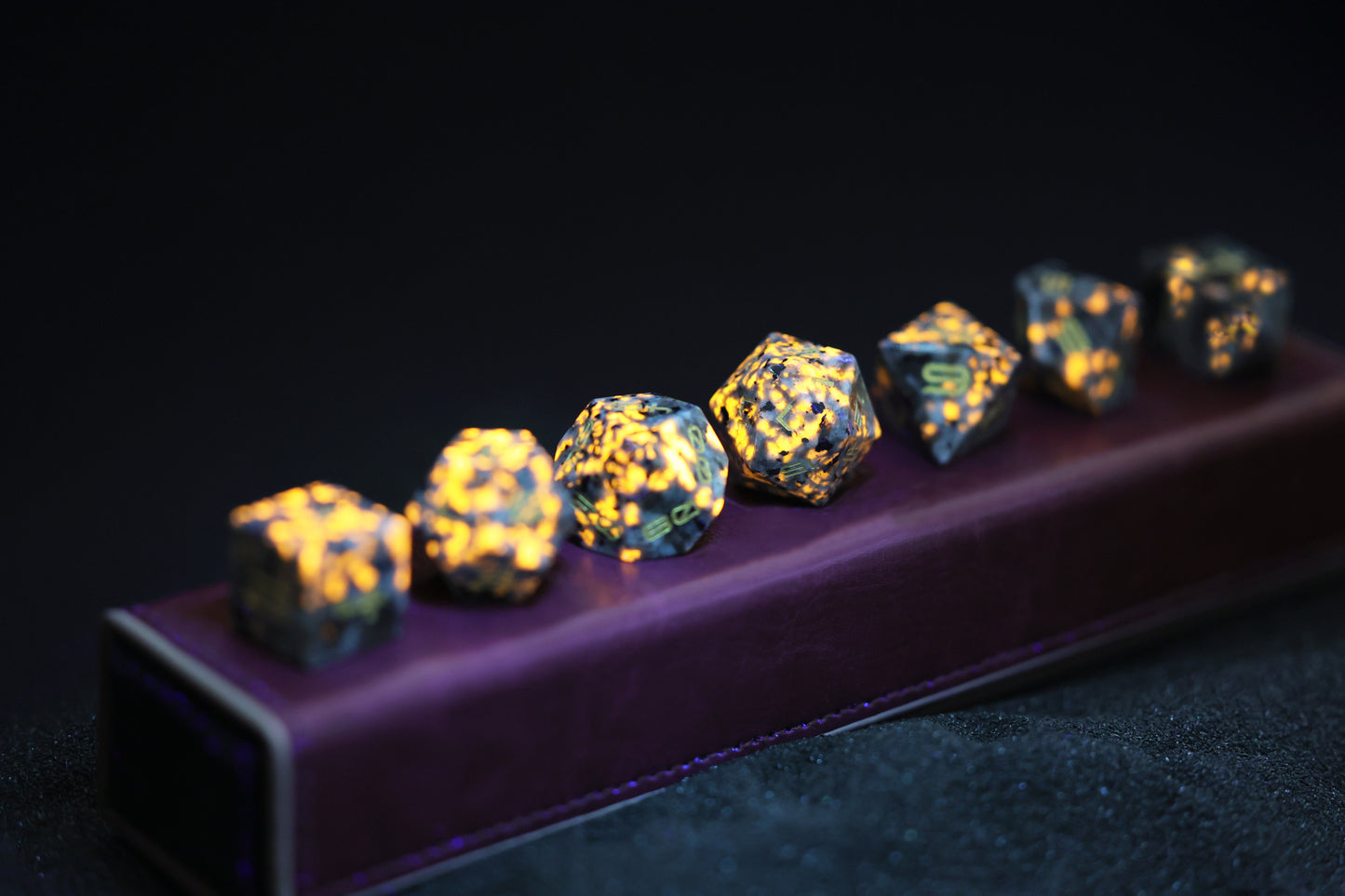 Flame Star - Solar System-themed Dice Set