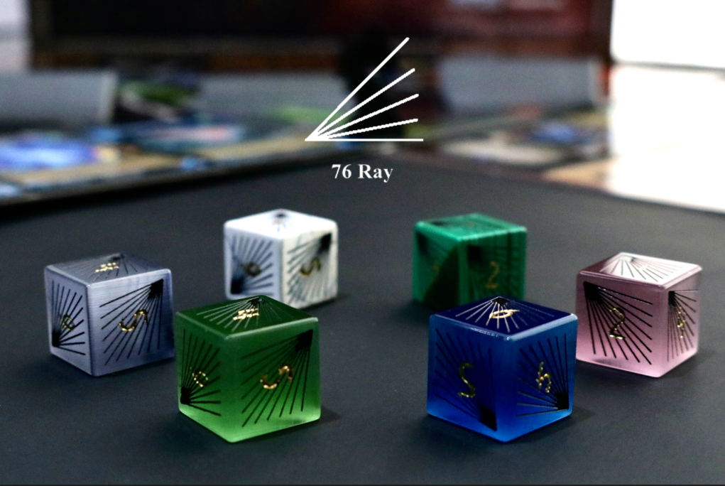 DiceNest 76Ray Gemstone dice RPG dice