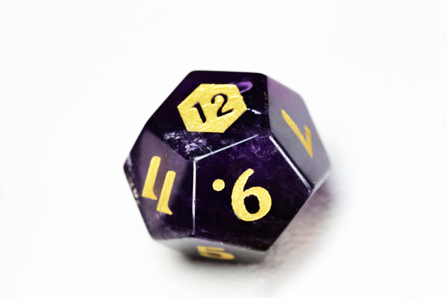 DiceNest D&D Nightmare’s Eye- Amethyst Dice Set