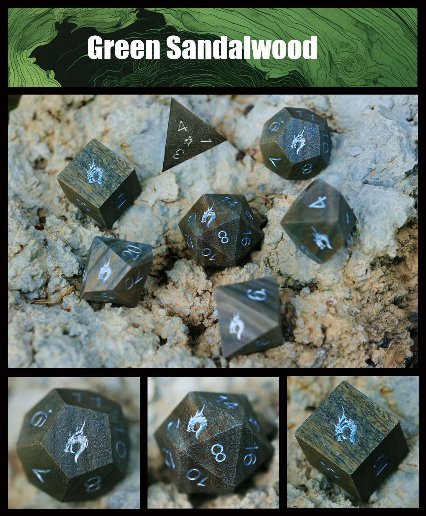 DiceNest *Dragonflame Dice Series 2 - Unburned Ashes