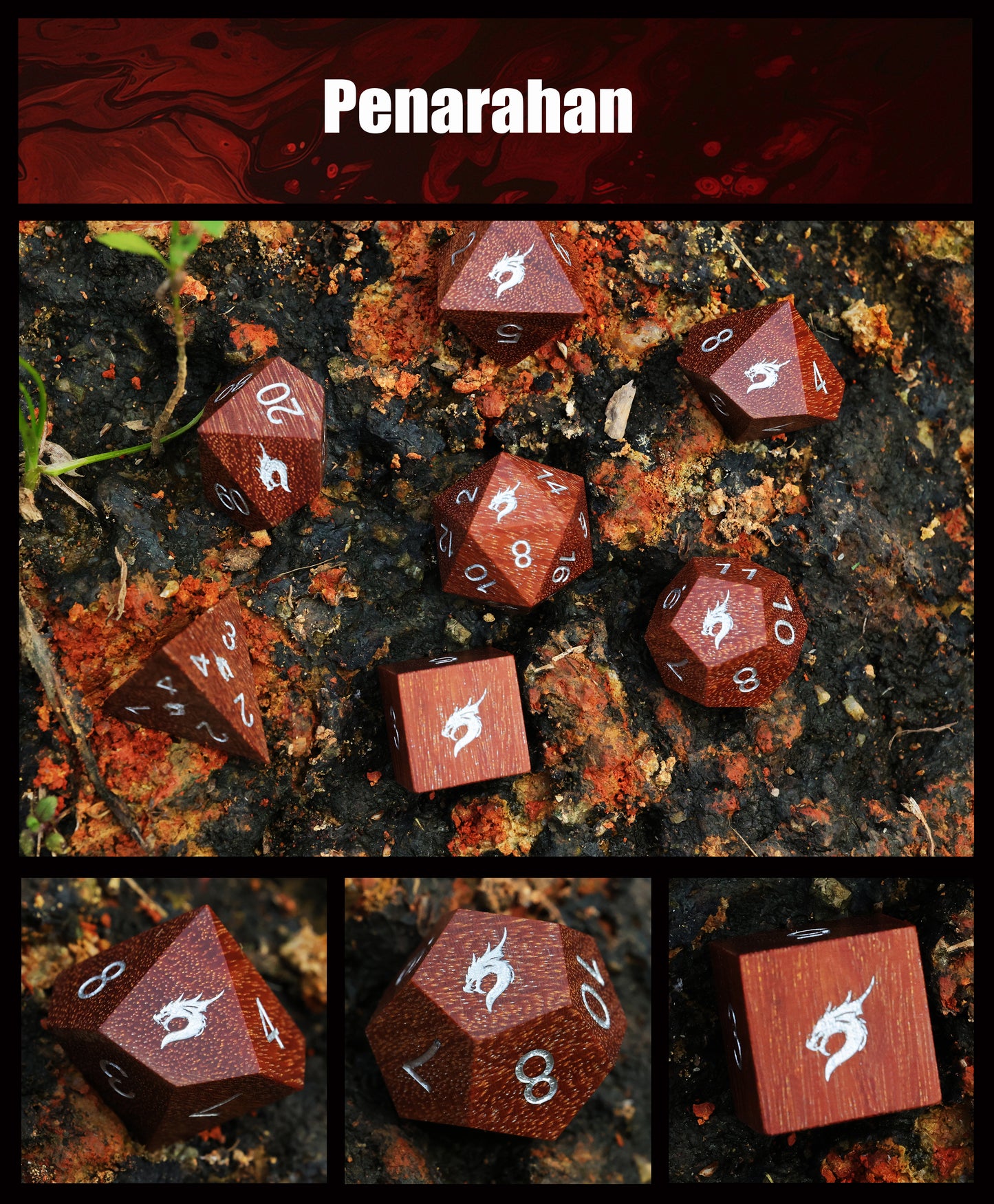 DiceNest *Dragonflame Dice Series 2 - Unburned Ashes
