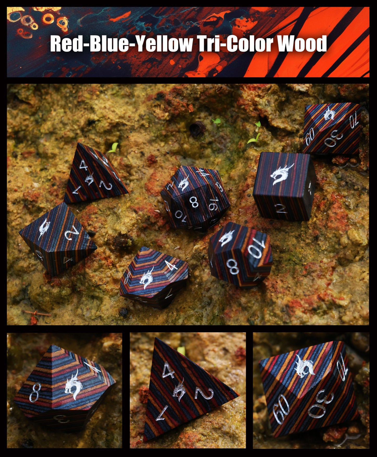DiceNest *Dragonflame Dice Series 2 - Unburned Ashes