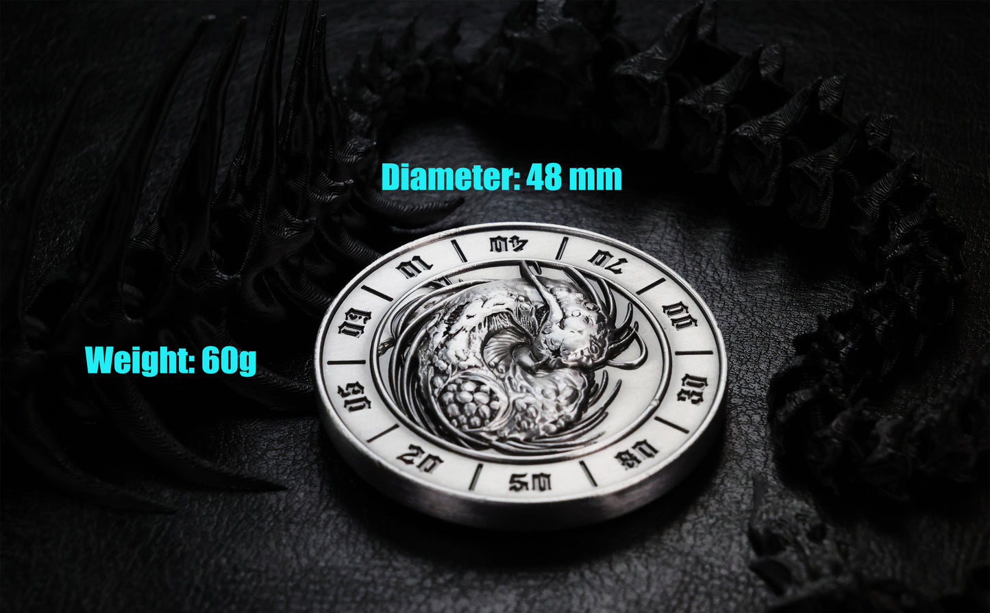 TRPG Cthulhu Coin Dice-Summon