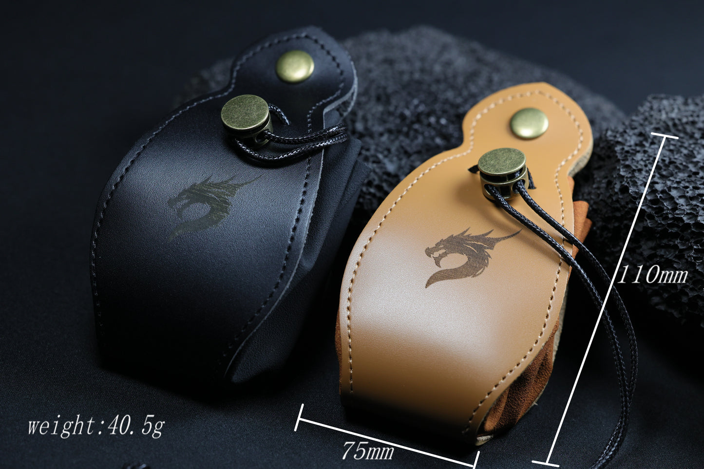 PU Leather Dice Bag (Soft Tray)