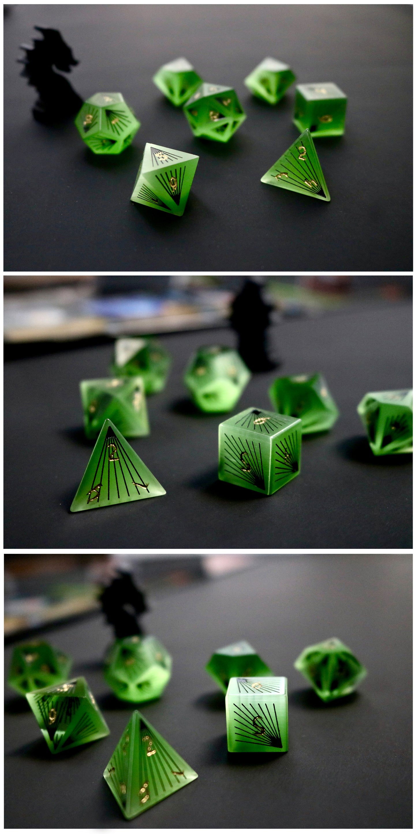 DiceNest 76Ray Gemstone dice RPG dice