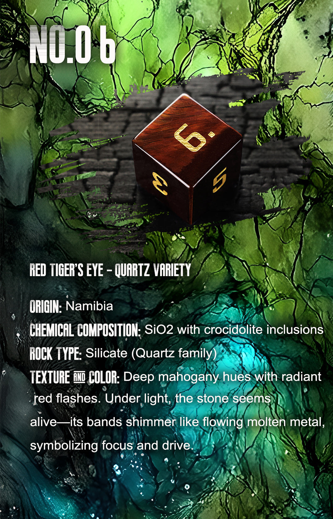 DiceNest  *** Mystic Realm G70 – Global Gemstone Dice Collection