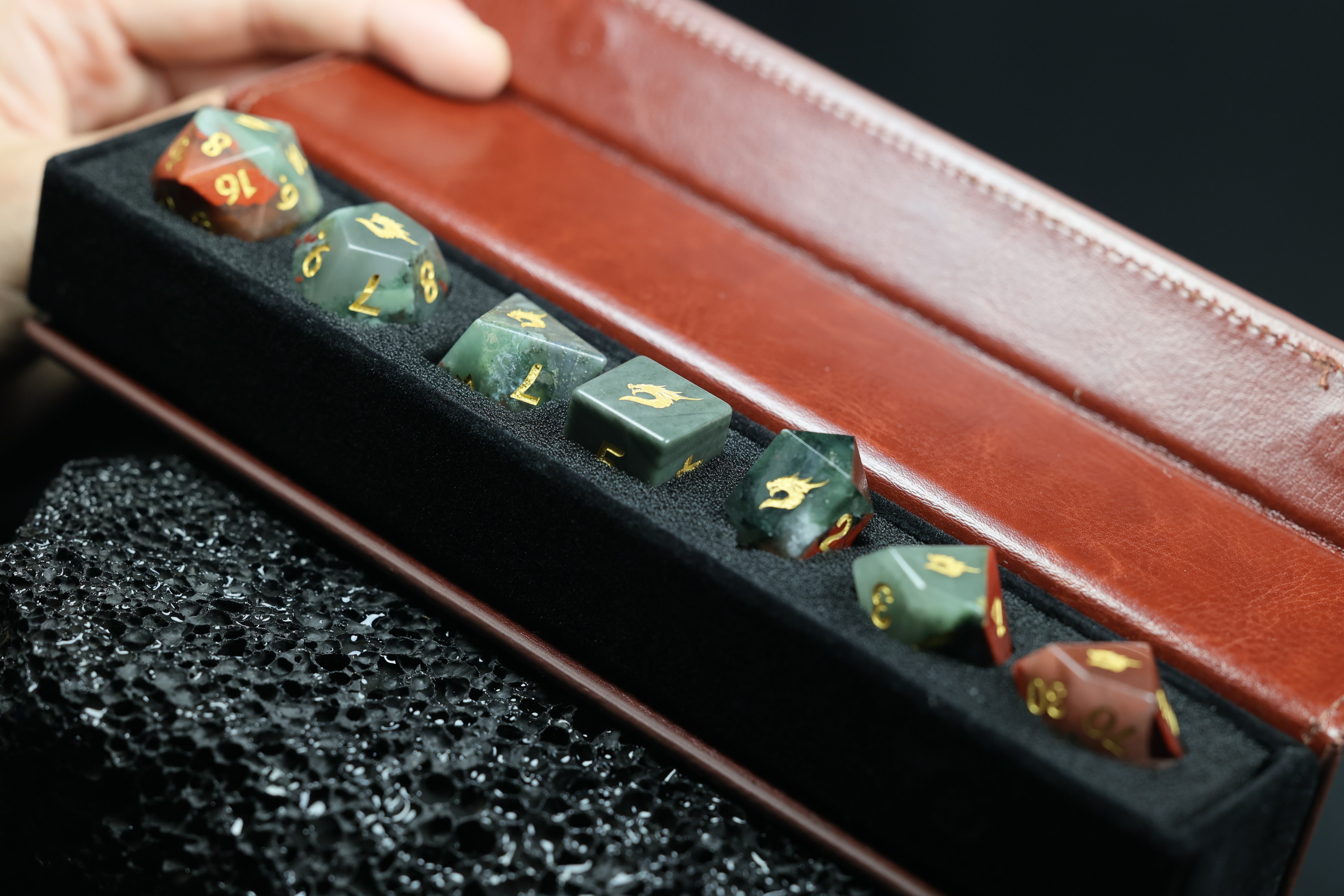 DiceNest D&D Dragonflame Dice Series – Awaken the Slumbering Power