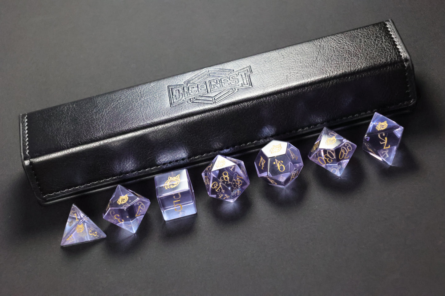 DiceNest   Eclipse Wolfshade--- Icy Violet Crystal