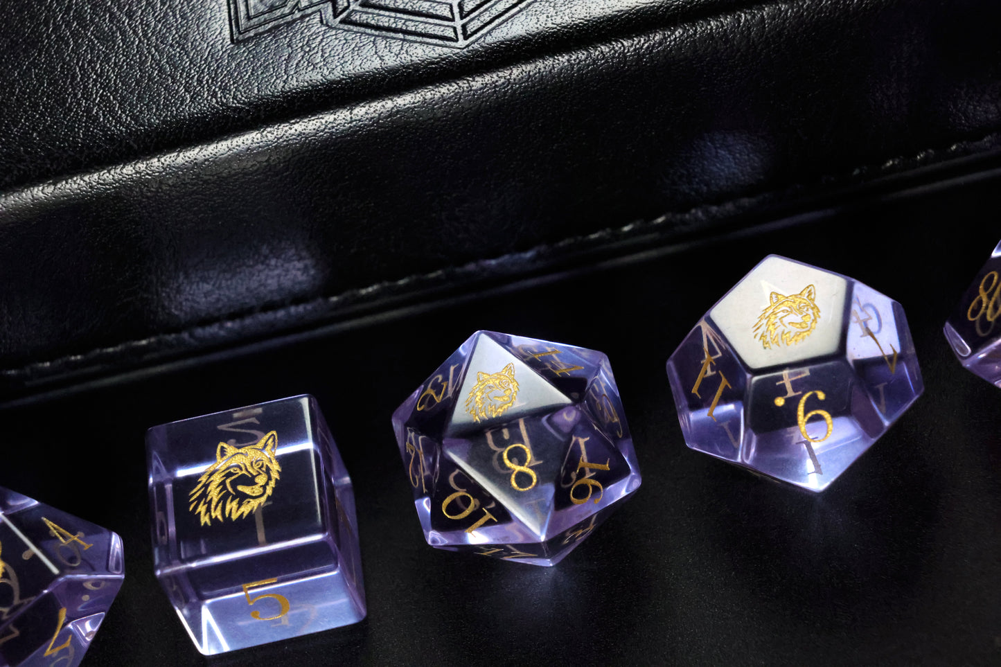 DiceNest   Eclipse Wolfshade--- Icy Violet Crystal