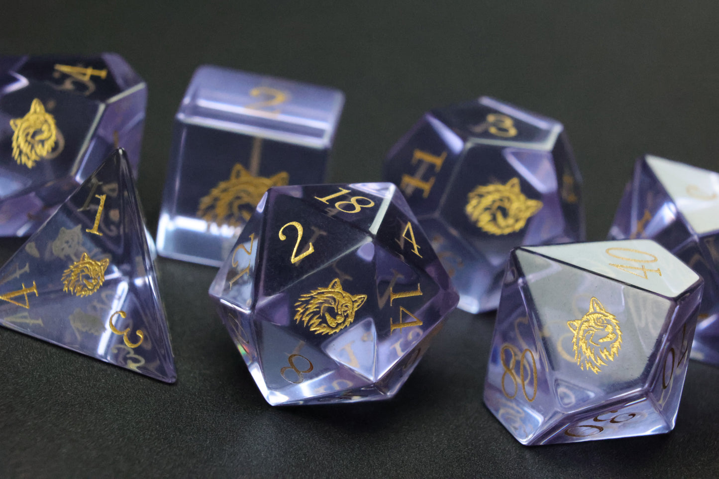 DiceNest   Eclipse Wolfshade--- Icy Violet Crystal