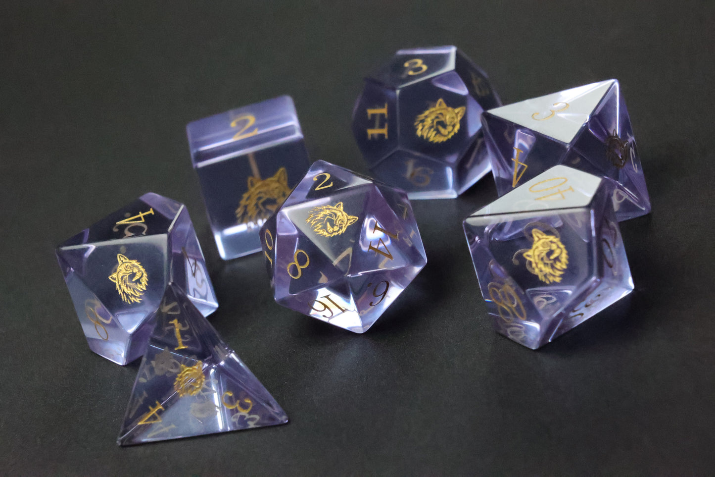DiceNest   Eclipse Wolfshade--- Icy Violet Crystal