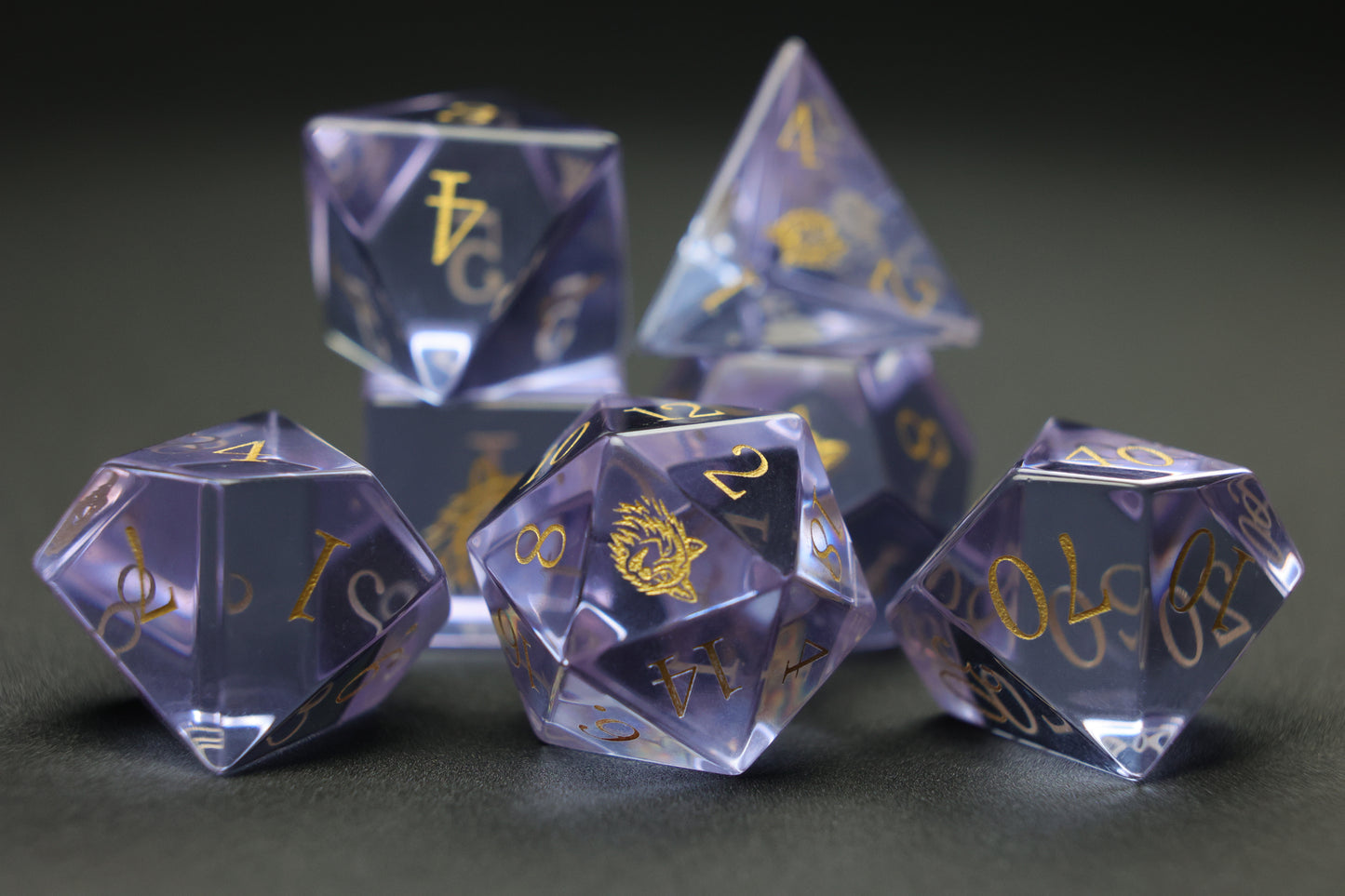 DiceNest   Eclipse Wolfshade--- Icy Violet Crystal