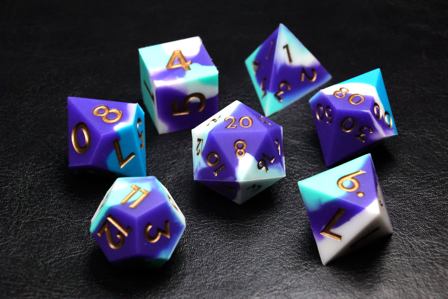 DiceNest   Rainbow Silicone Dice Set · Perfect for Board Games & TTRPGs