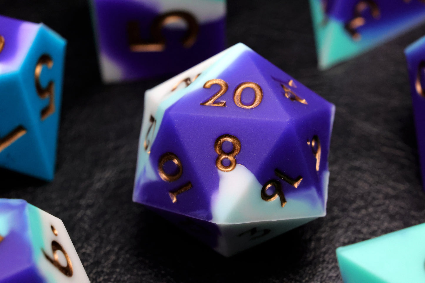 DiceNest   Rainbow Silicone Dice Set · Perfect for Board Games & TTRPGs