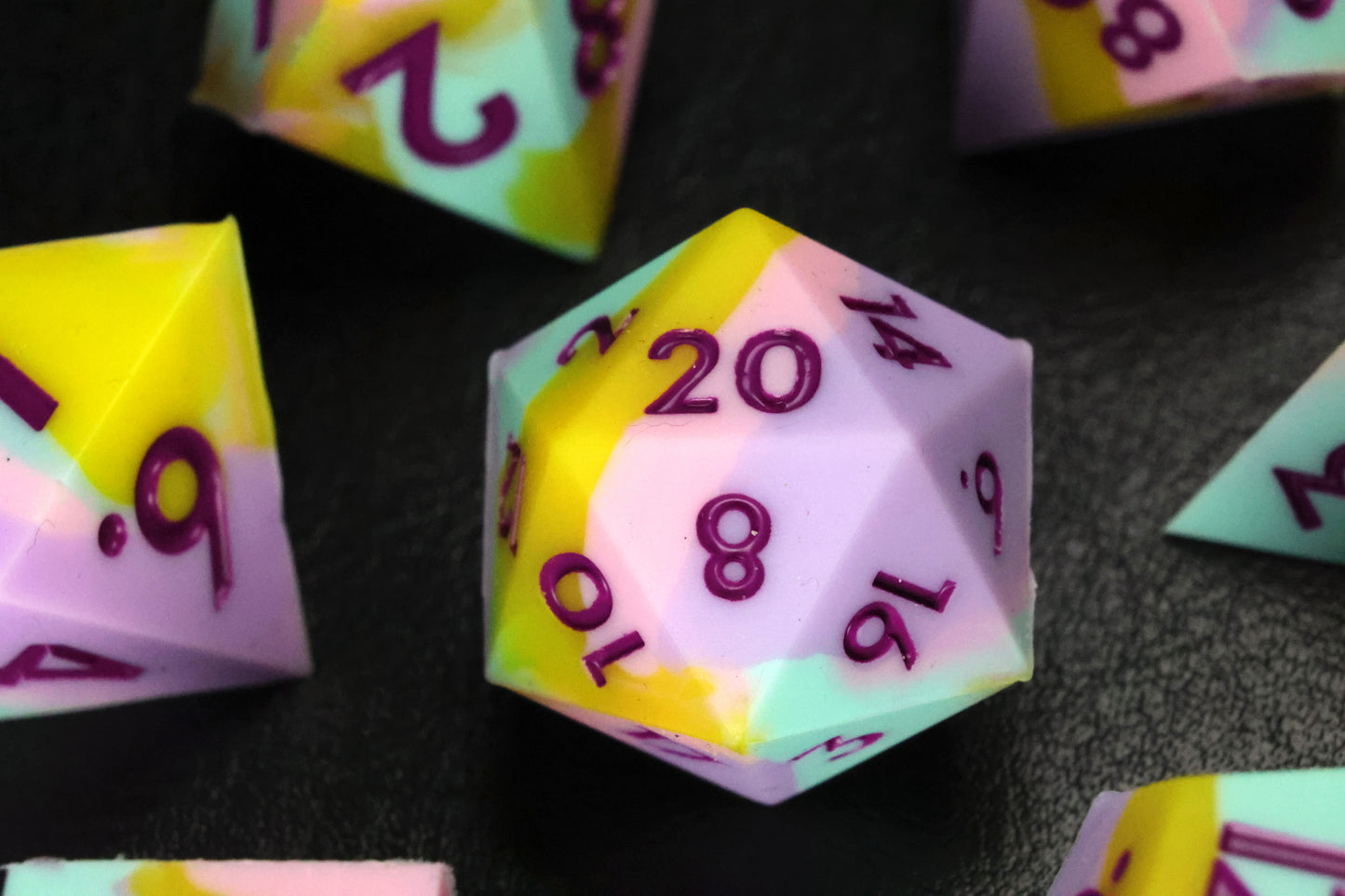 DiceNest   Rainbow Silicone Dice Set · Perfect for Board Games & TTRPGs