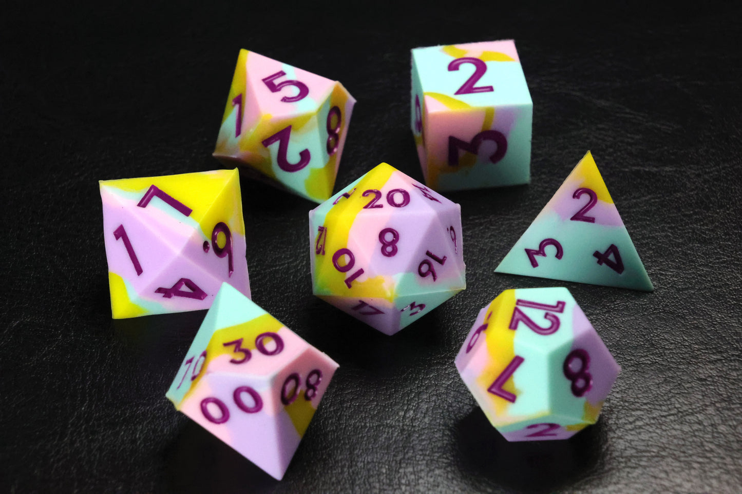 DiceNest   Rainbow Silicone Dice Set · Perfect for Board Games & TTRPGs