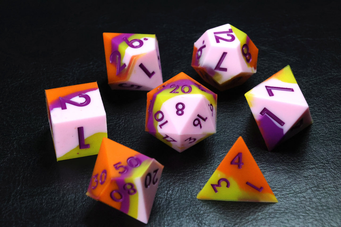 DiceNest   Rainbow Silicone Dice Set · Perfect for Board Games & TTRPGs