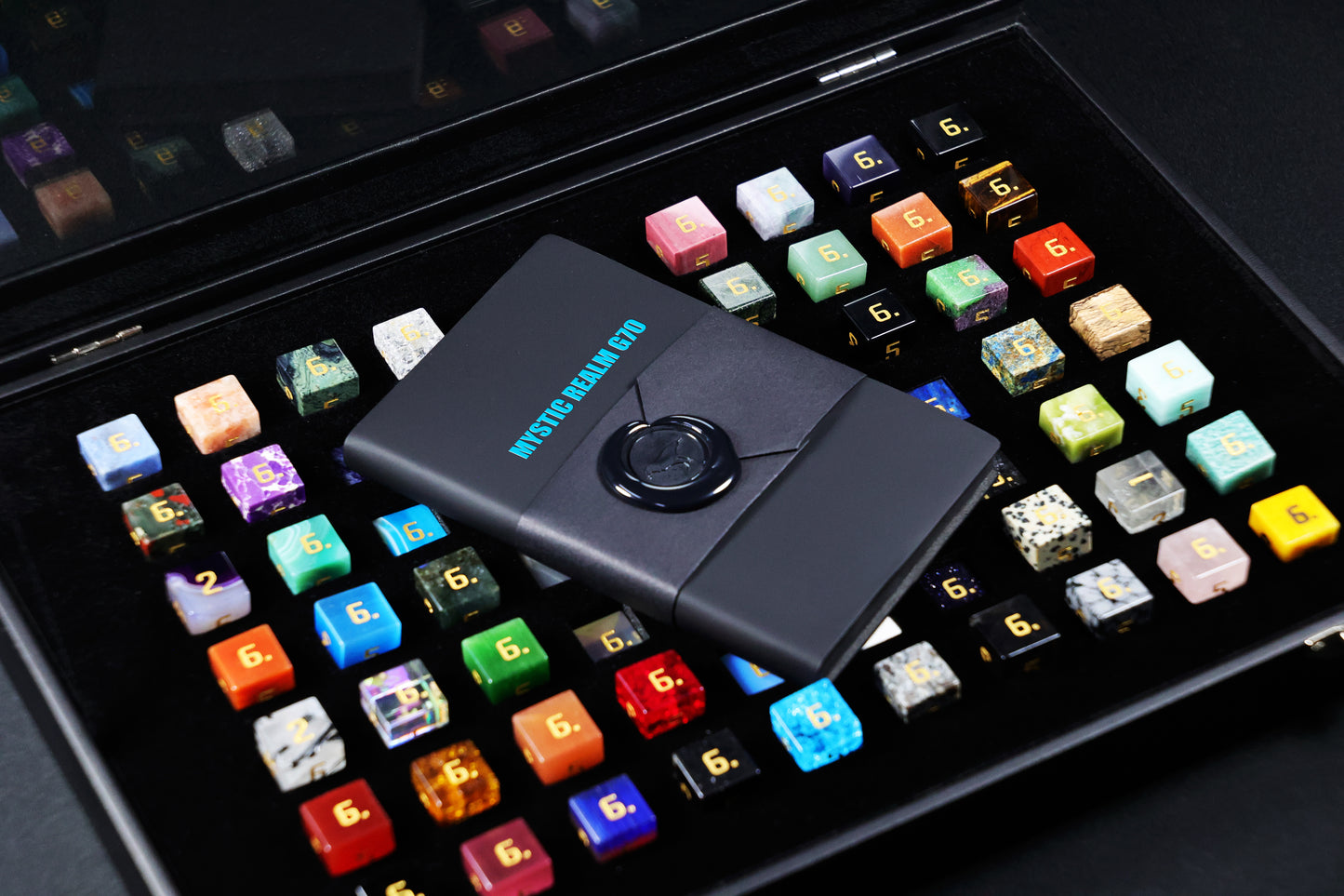 DiceNest  *** Mystic Realm G70 – Global Gemstone Dice Collection