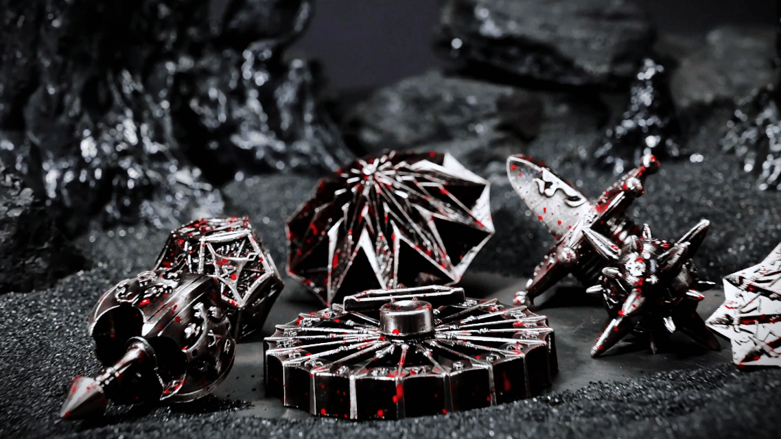 DiceNest    Fate Arsenal – Multi-structure dice inspired by iconic D&D classes