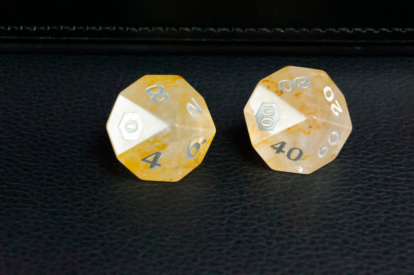 **DiceNest D&D Nightmare’s Eye- Citrine Dice Set