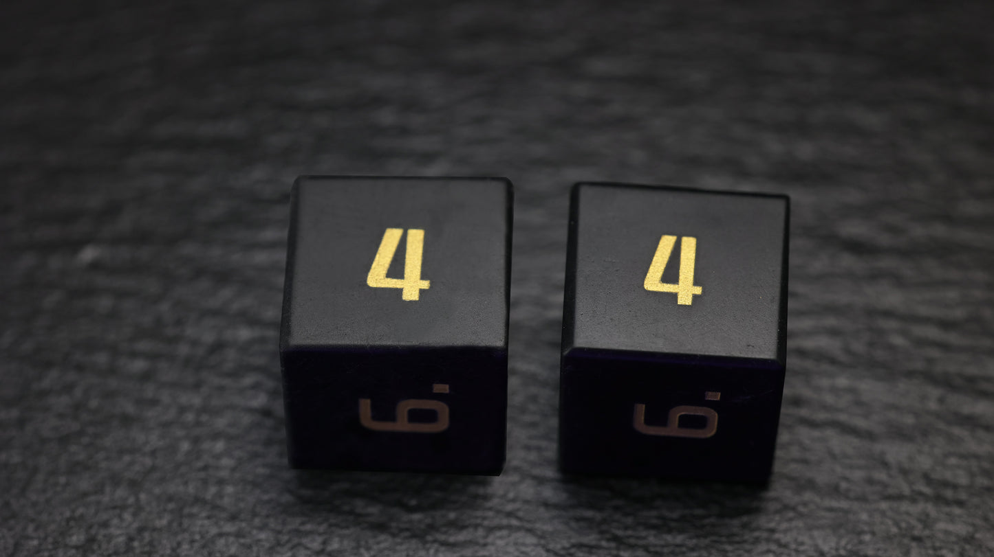 DiceNest   A-Followers of Anapa –-- Natural Obsidian Dice Set、Natural Net Stone Dice Set